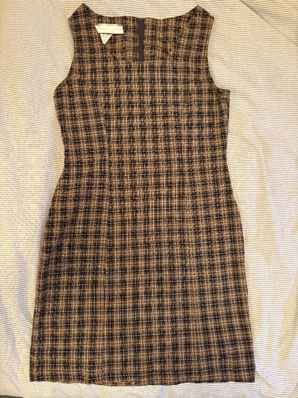 Vintage plaid mini dress